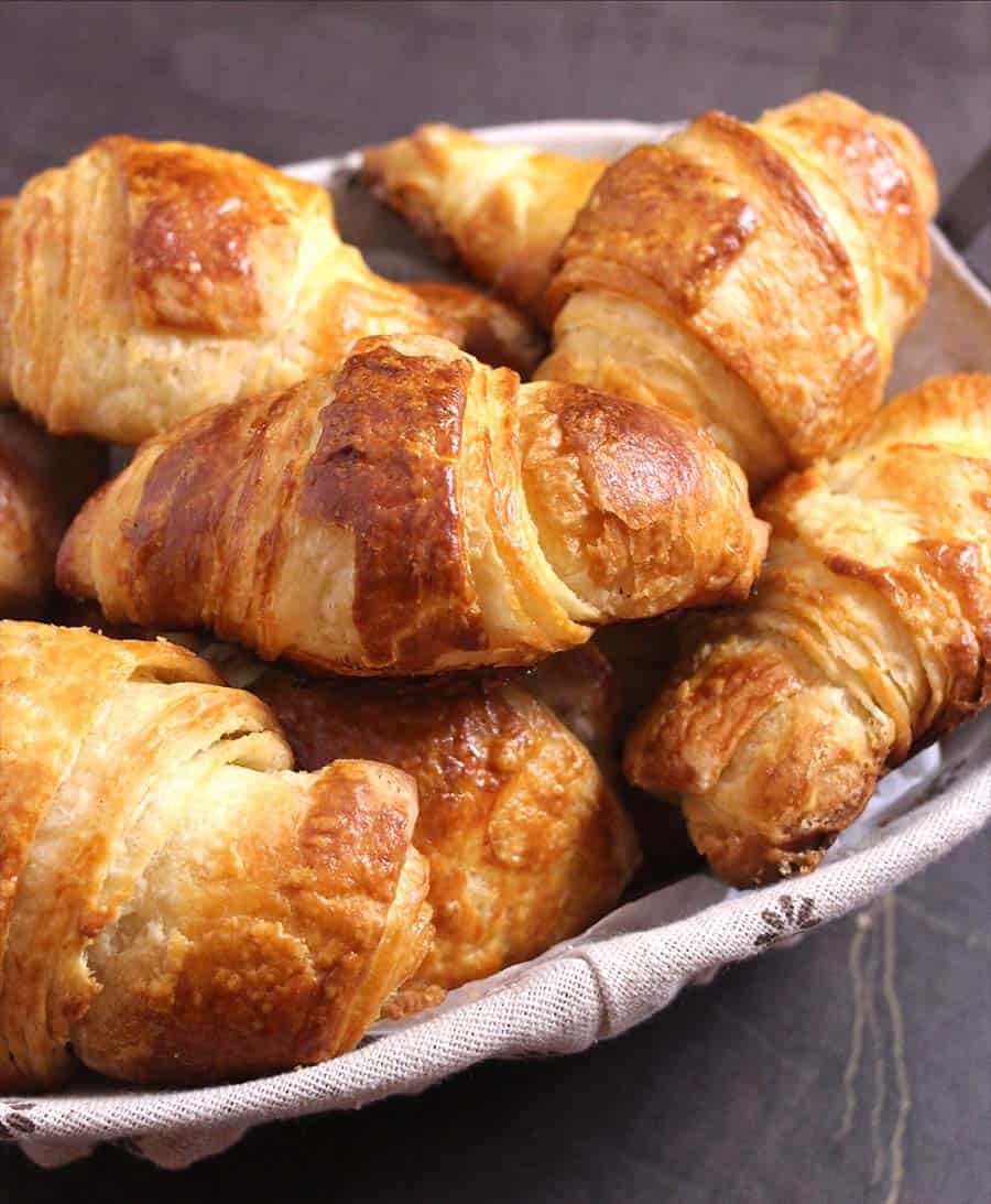 Homemade croissant